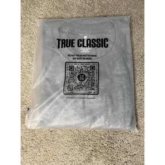 New True Classic Men's Crewneck T-Shirt, Carbon Size 2XL - Picture 2 of 3